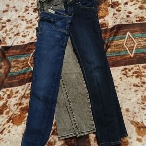 Stylish GirlJeans in Blue and Gray